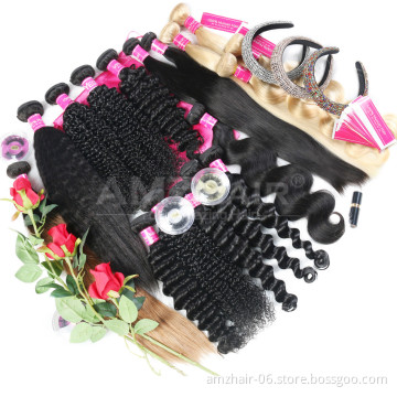 Unprocessed Mink Brazilian Human Hair From Single Virgin Donor Cuticle Aligned Strong Healthy Hair Bundles Double Weft Extension
